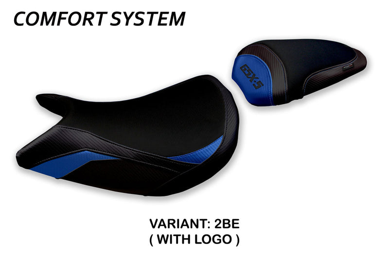 Suzuki GSXS 1000 2015-2020 Seat Cover Tappezzeria Italia Comfort in Blue