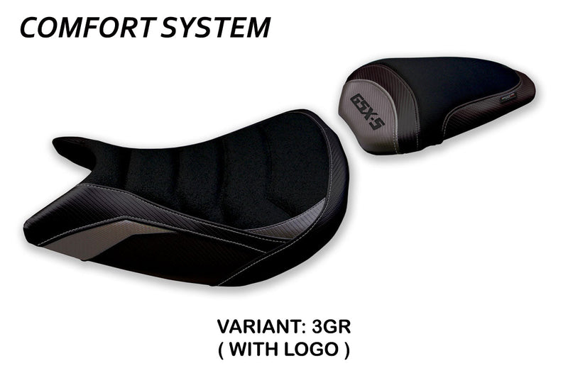 Suzuki GSXS 1000 2015-2020 Seat Cover Tappezzeria Italia Comfort in Grey
