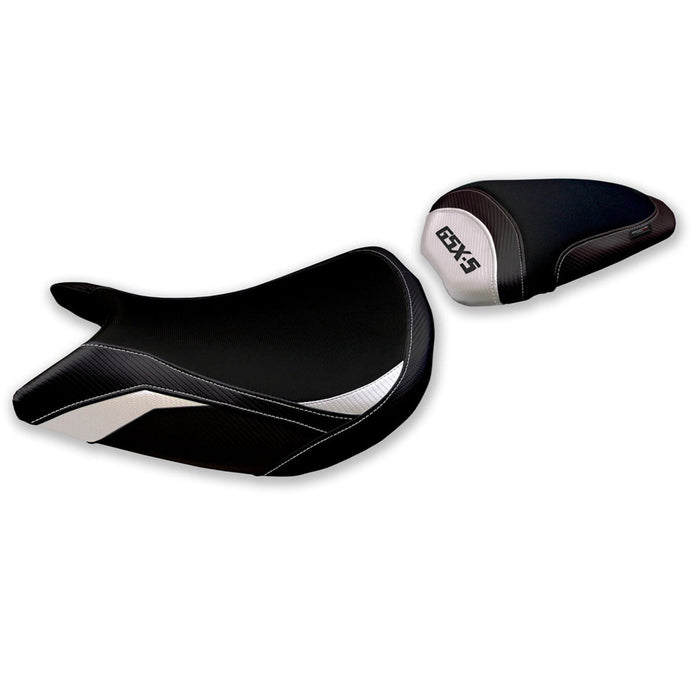 Suzuki GSXS 1000 2021-2024 Seat Cover Tappezzeria Italia Comfort in White