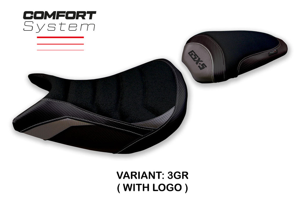 Suzuki GSXS 1000 2021-2024 Seat Cover Tappezzeria Italia Comfort in Grey