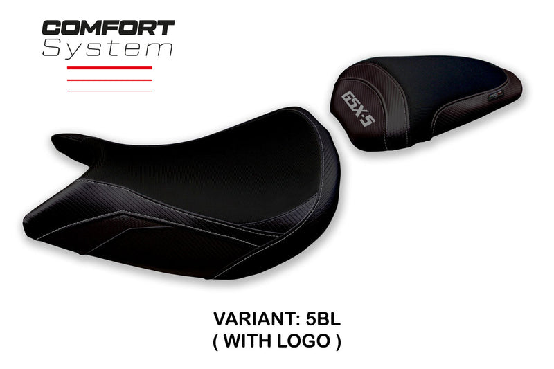 Suzuki GSXS 1000 2021-2024 Seat Cover Tappezzeria Italia Comfort in Black