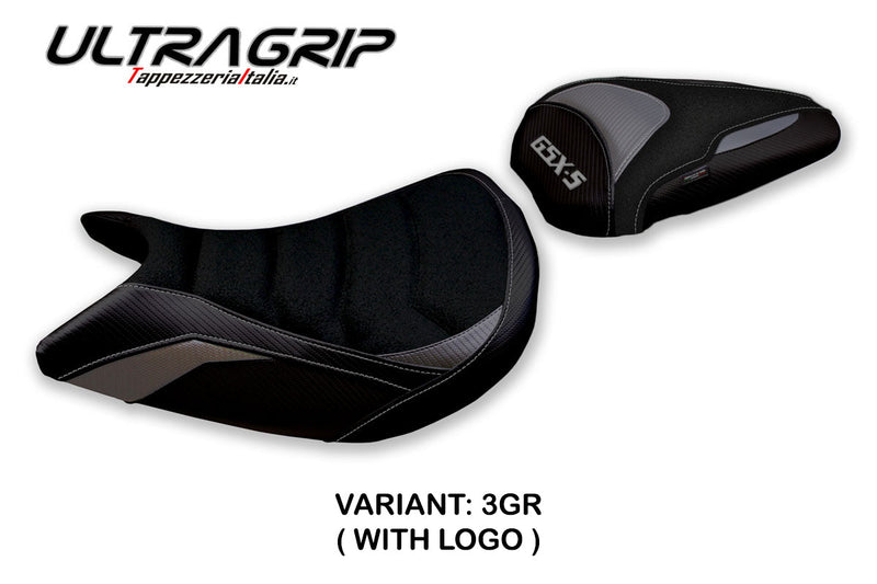 Suzuki GSXS 1000 2021-2024 Seat Cover Tappezzeria Italia Ultragrip in Grey