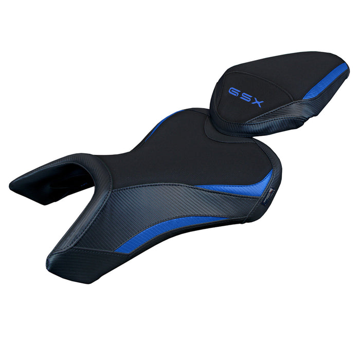Suzuki GSX 8S-8R 2023 2024 Seat Cover Tappezzeria Italia in Blue and Black