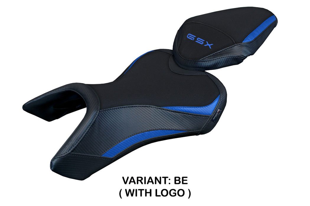 Suzuki GSX 8S-8R 2023 2024 Seat Cover Tappezzeria Italia in Blue and Black