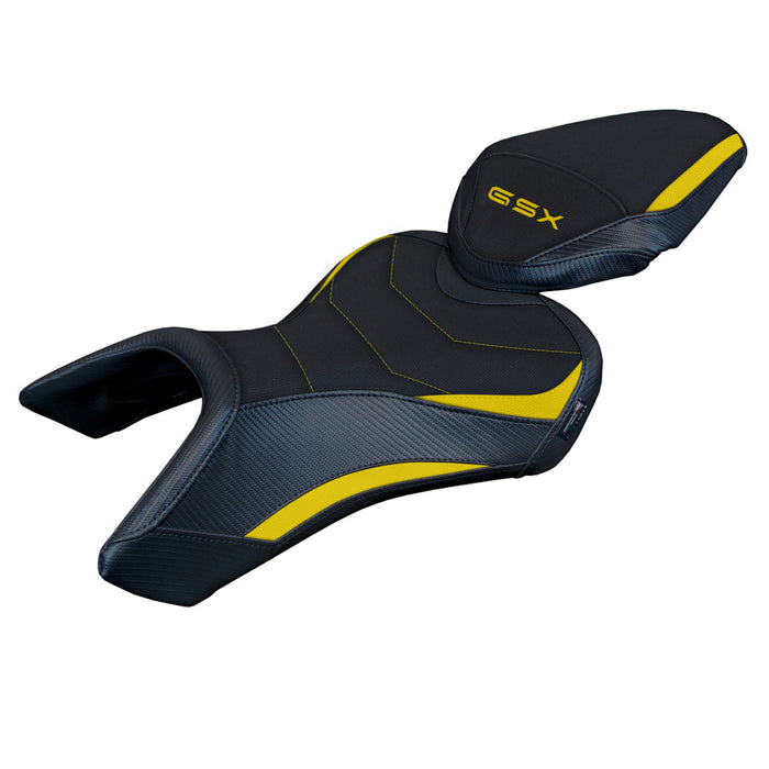Suzuki GSX 8S-8R 2023 2024 Seat Cover Tappezzeria Italia Comfort in Yellow and Black