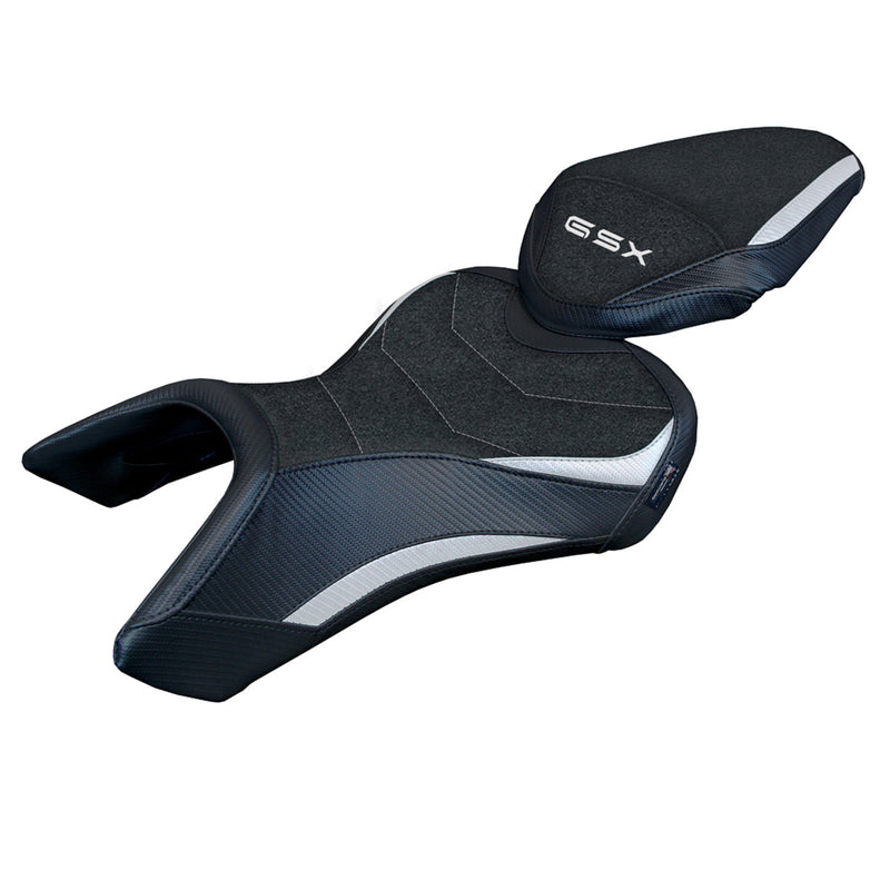 Suzuki GSX 8S-8R 2023 2024 Seat Cover Tappezzeria Italia Ultragrip in White and Black