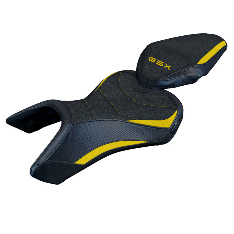 Suzuki GSX 8S-8R 2023 2024 Seat Cover Tappezzeria Italia Ultragrip in Yellow and Black