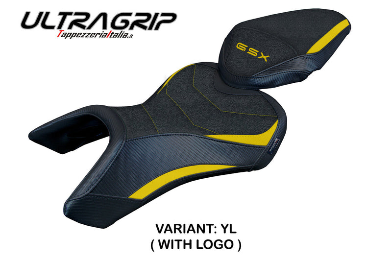 Suzuki GSX 8S-8R 2023 2024 Seat Cover Tappezzeria Italia Ultragrip in Yellow and Black