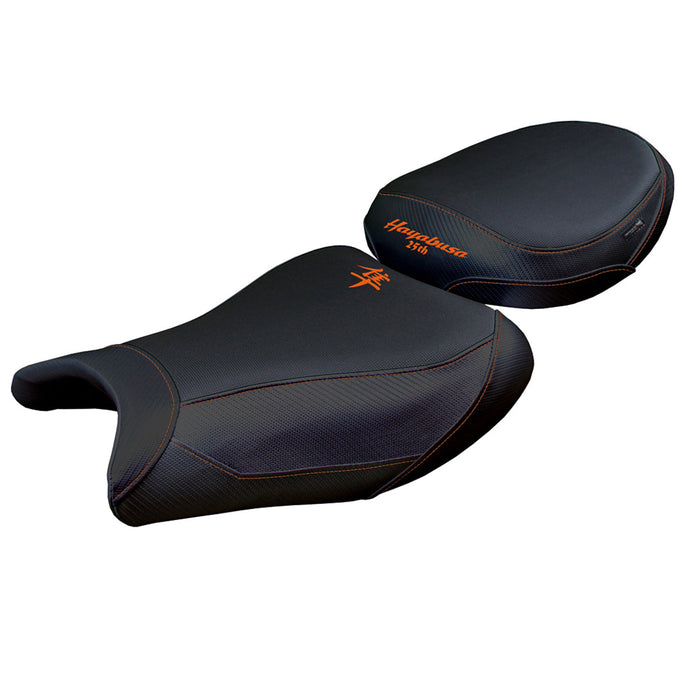 Suzuki GSX 1300 R Hayabusa 2021-2025 Seat Cover Tappezzeria Black Orange
