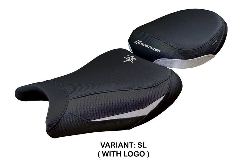 Suzuki GSX 1300 R Hayabusa 2021-2025 Seat Cover Tappezzeria Black Silver