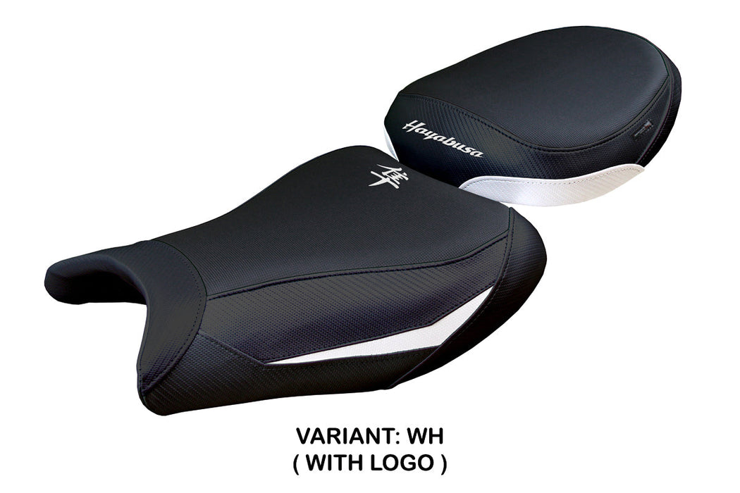 Suzuki GSX 1300 R Hayabusa 2021-2025 Seat Cover Tappezzeria Black White
