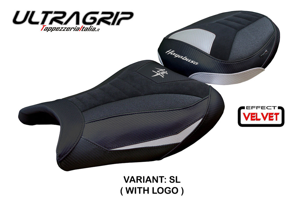 Suzuki GSX 1300 R Hayabusa 2021-2025 Seat Cover Tappezzeria Ultragrip Silver