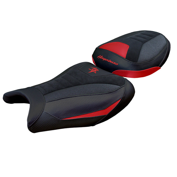 Suzuki Hayabusa 2008-2020 Seat Cover Tappezzeria Italia Comfort Ultragrip in Suede Red