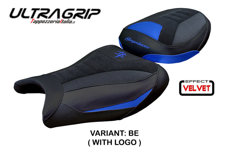 Suzuki Hayabusa 2008-2020 Seat Cover Tappezzeria Italia Ultragrip in Suede Blue