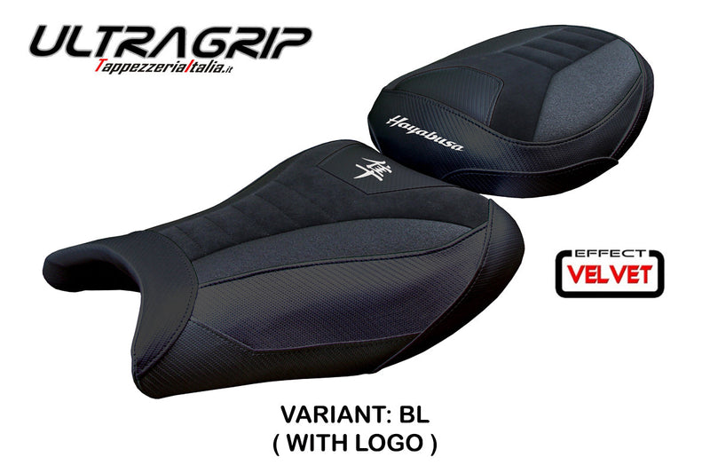 Suzuki Hayabusa 2008-2020 Seat Cover Tappezzeria Italia Ultragrip in Suede Black