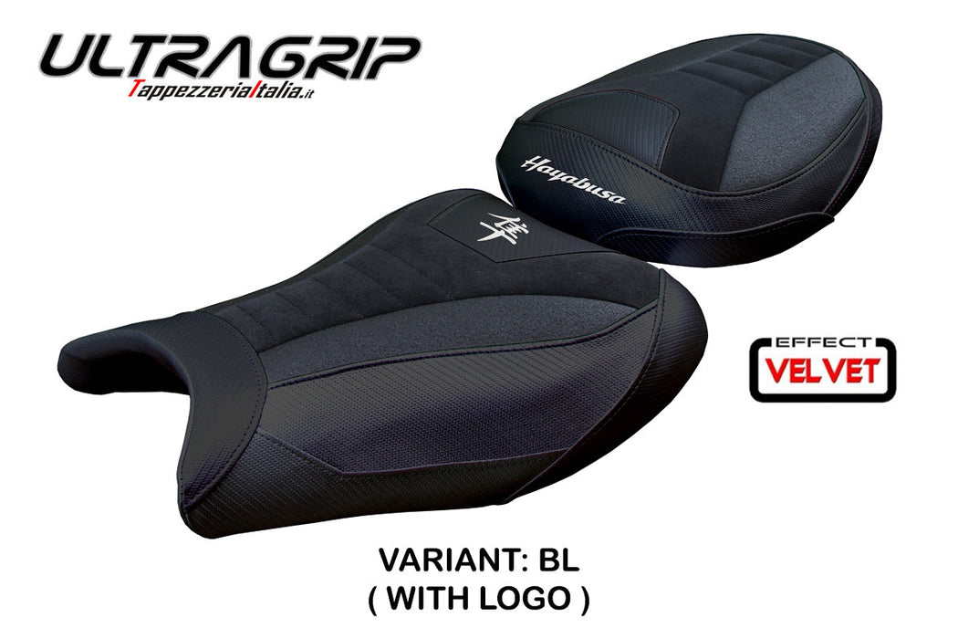 Suzuki Hayabusa 2008-2020 Seat Cover Tappezzeria Italia Ultragrip in Suede Black