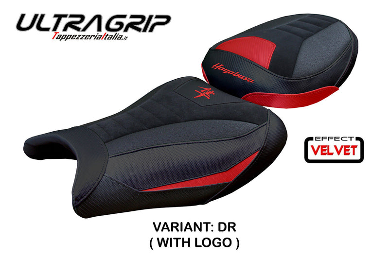 Suzuki Hayabusa 2008-2020 Seat Cover Tappezzeria Italia Ultragrip in Suede Red