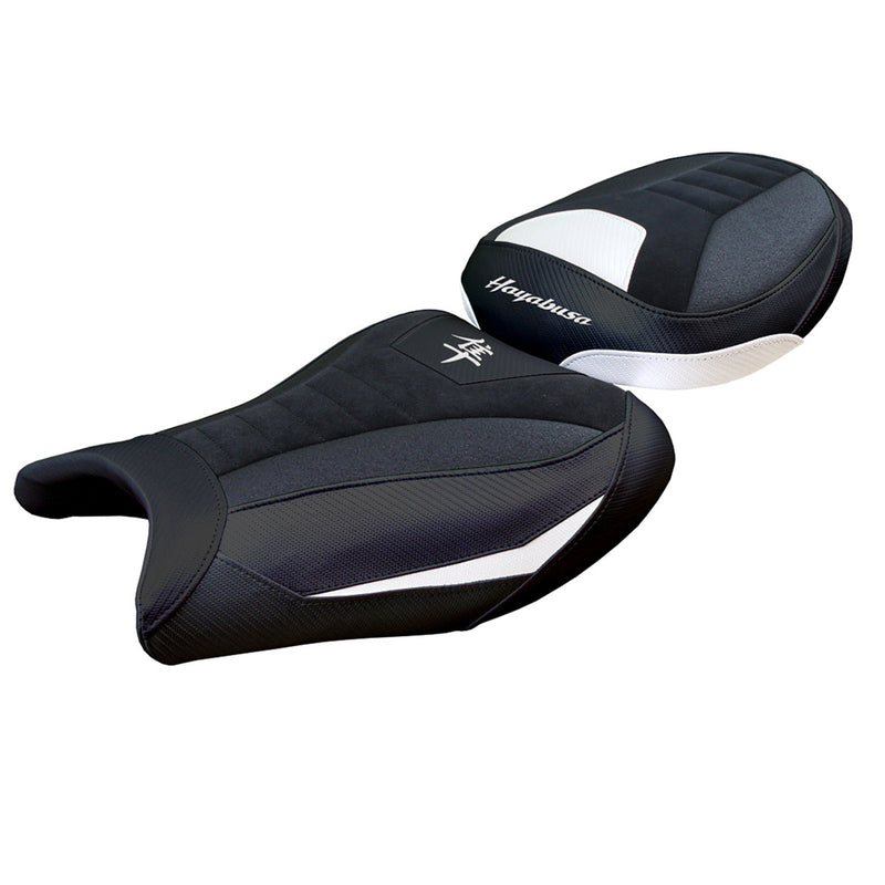 Suzuki Hayabusa 2008-2020 Seat Cover Tappezzeria Italia Ultragrip in Suede White