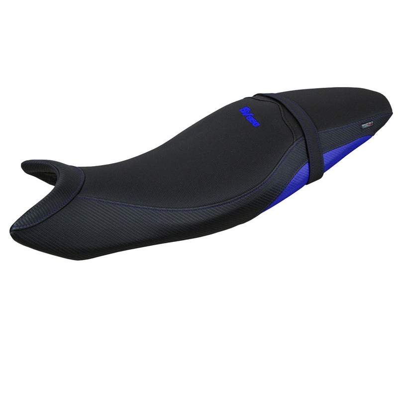 Suzuki SV650 2016-2024 Seat Cover Tappezzeria Italia in Blue and Black