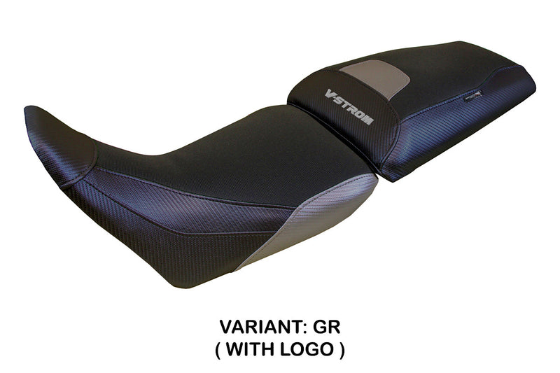 Suzuki V-Strom 1050 2020-2024 Seat Cover Tappezzeria Italia in Grey