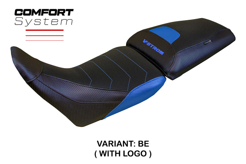 Suzuki V-Strom 1050 2020-2024 Seat Cover Tappezzeria Italia Comfort in Blue