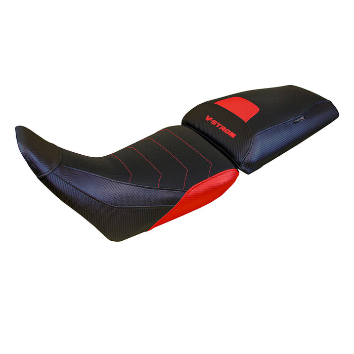Suzuki V-Strom 1050 2020-2024 Seat Cover Tappezzeria Italia Comfort in Red