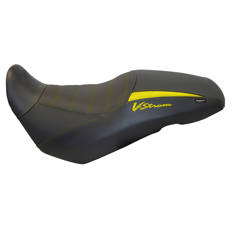 Suzuki VStrom 650 2017-2024 Seat Cover Tappezzeria Italia Comfort in Yellow