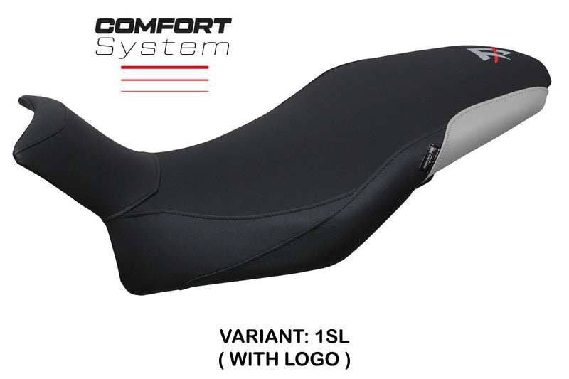 Suzuki Katana 2019-2024 Seat Cover Tappezzeria Italia Comfort in Silver and Black