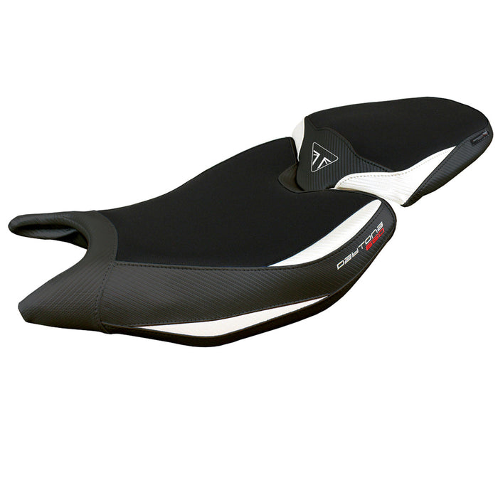 Triumph Daytona 660 2024 Seat Cover Tappezzeria White Black