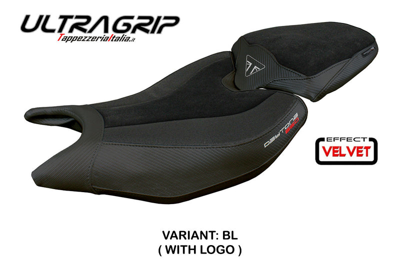 Triumph Daytona 660 2024 Seat Cover Tappezzeria Ultragrip Black