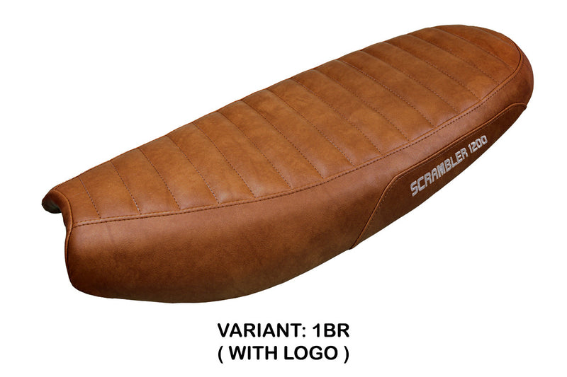 Triumph Scrambler 1200 2019-2024 Seat Cover Tappezzeria Italia in Brown