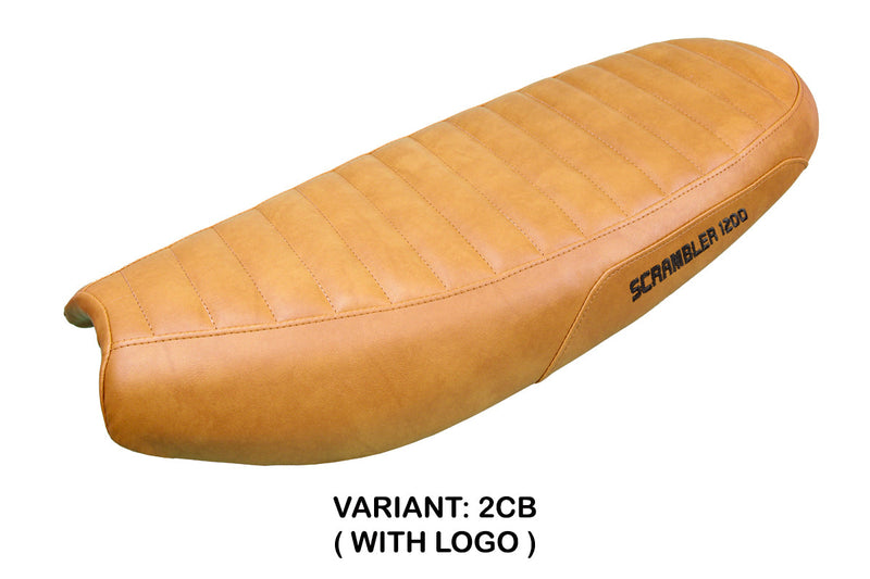 Triumph Scrambler 1200 2019-2024 Seat Cover Tappezzeria Italia in Camel