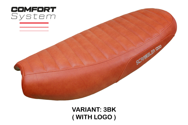Triumph Scrambler 1200 2019-2024 Seat Cover Tappezzeria Italia Comfort in Brick