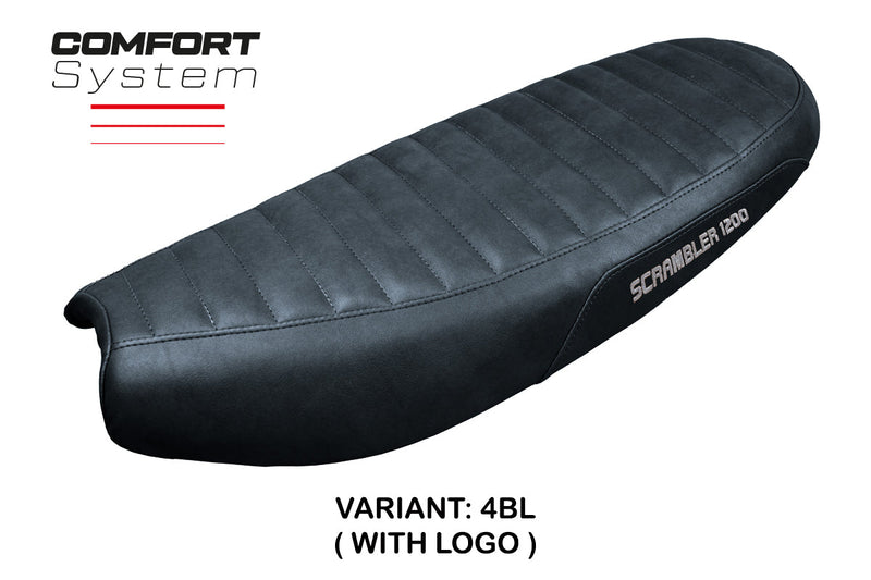 Triumph Scrambler 1200 2019-2024 Seat Cover Tappezzeria Italia Comfort in Black