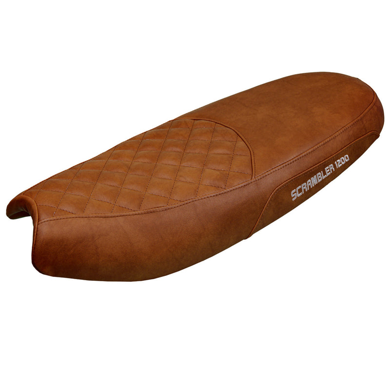 Triumph Scrambler 1200 2019-2024 Seat Cover Tappezzeria Italia in Brown SE