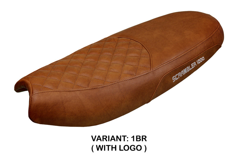 Triumph Scrambler 1200 2019-2024 Seat Cover Tappezzeria Italia in Brown SE
