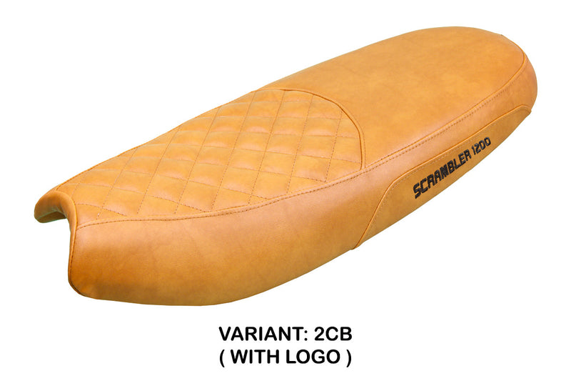 Triumph Scrambler 1200 2019-2024 Seat Cover Tappezzeria Italia in Camel SE