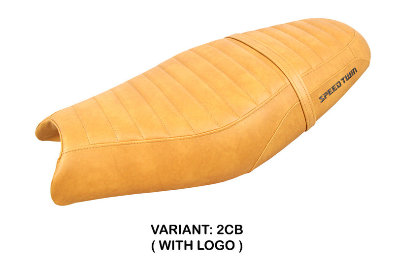 Triumph Speed Twin 900 2019-2024 Seat Cover Tappezzeria Italia in Camel