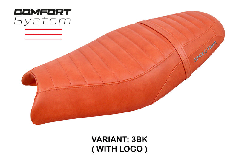 Triumph Speed Twin 900 2019-2024 Seat Cover Tappezzeria Italia Comfort in Brick