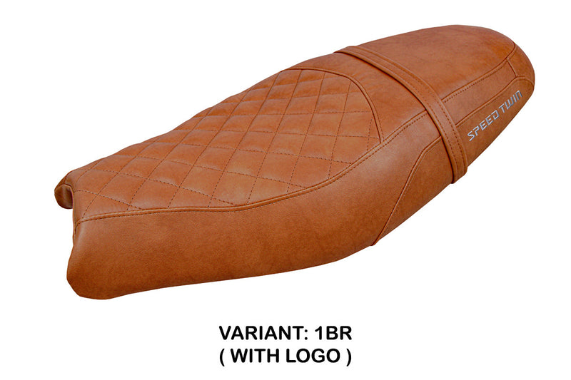 Triumph Speed Twin 900 2019-2024 Seat Cover Tappezzeria Italia in Brown SE