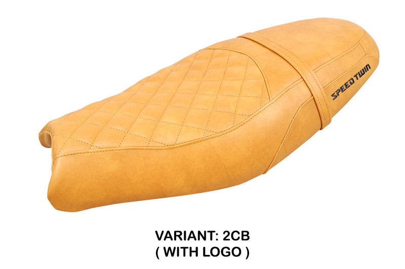 Triumph Speed Twin 900 2019-2024 Seat Cover Tappezzeria Italia in Camel SE