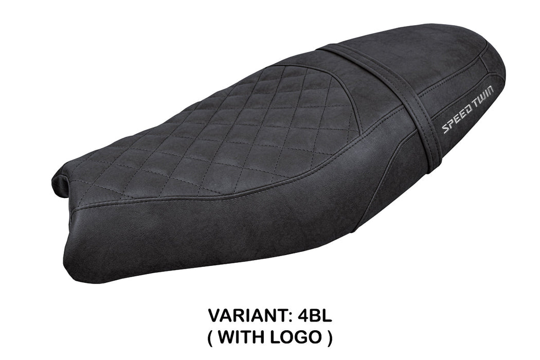 Triumph Speed Twin 900 2019-2024 Seat Cover Tappezzeria Italia in Black SE