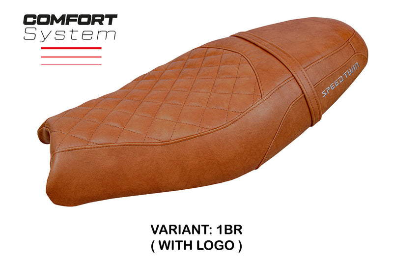 Triumph Speed Twin 900 2019-2024 Seat Cover Tappezzeria Italia Comfort Brown SE