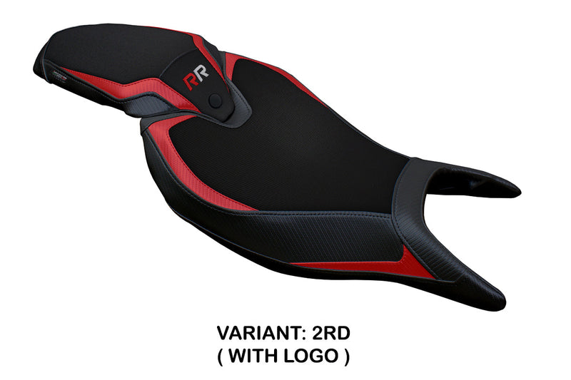 Triumph Speed Triple 1200 RR 2022-2024 Seat Cover Tappezzeria Italia in Red and Black