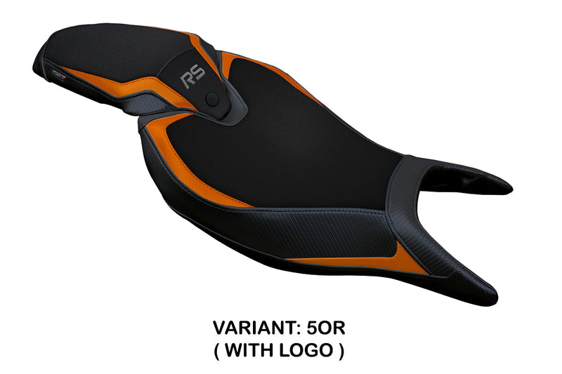 Triumph Speed Triple 1200 RS 2022-2024 Seat Cover Tappezzeria Italia in Orange and Black