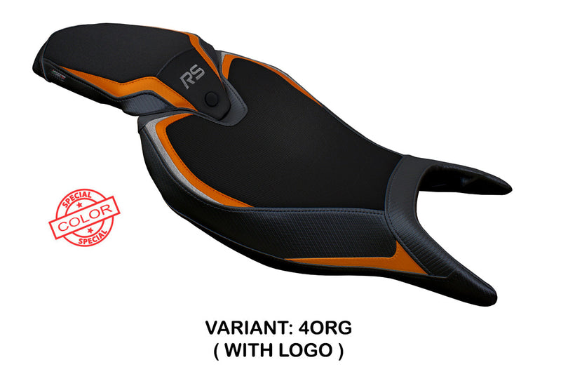 Triumph Speed Triple 1200 RS 2022-2024 Seat Cover Tappezzeria Italia in Orange Grey and Black