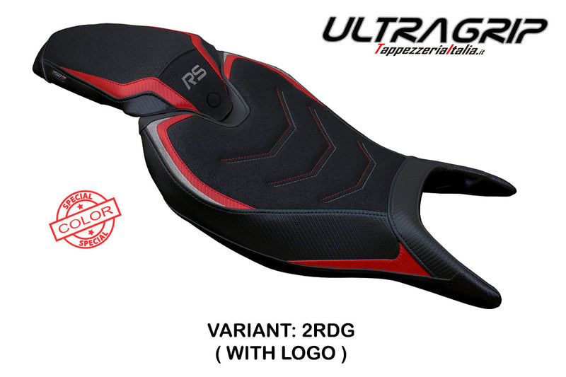 Triumph Speed Triple 1200 RS 2022-2024 Seat Cover Tappezzeria Italia Ultragrip in Red and Grey