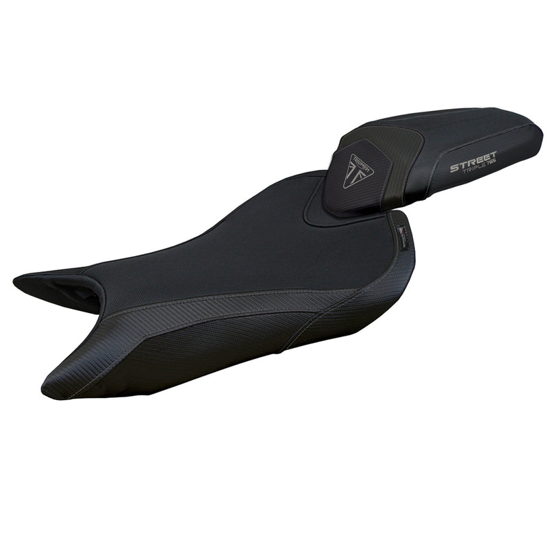 Triumph Street Triple 765 2023-2024 Seat Cover Tappezzeria Italia in Black