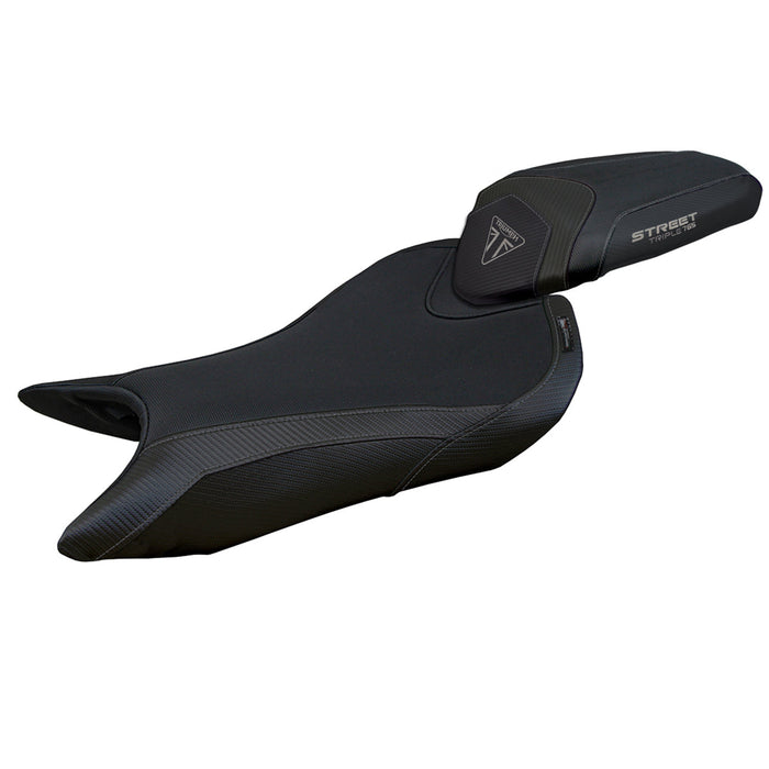 Triumph Street Triple 765 2023-2024 Seat Cover Tappezzeria Italia in Black