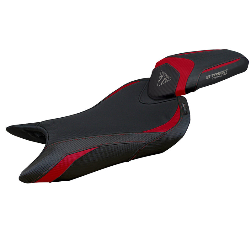 Triumph Street Triple 765 2023-2024 Seat Cover Tappezzeria Italia in Bordeaux Black